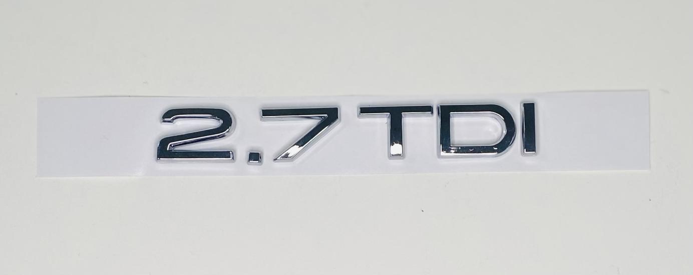AUDİ A5 A6 2009 - 2015 2.7 TDİ ARKA BAGAJ YAZISI KROM