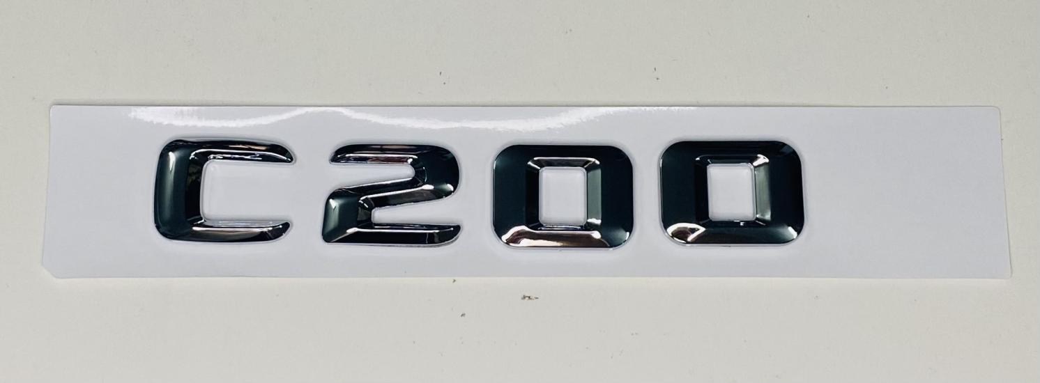 MERCEDES W205 C200 2014 - 2021 ARKA BAGAJ YAZISI KROM