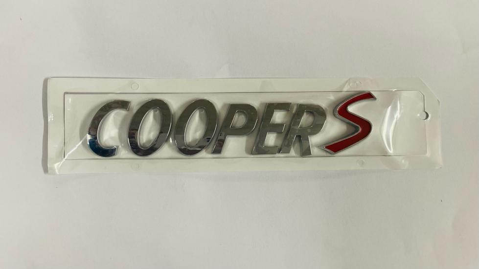 MİNİ COOPER S F56 2018 - 2021 ARKA BAGAJ YAZISI KROM